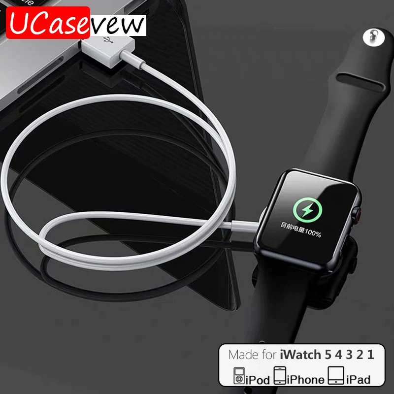 Часы быстрое зарядное устройство магнитные USB кабели зарядки для Apple iWatch серии 5 4 3