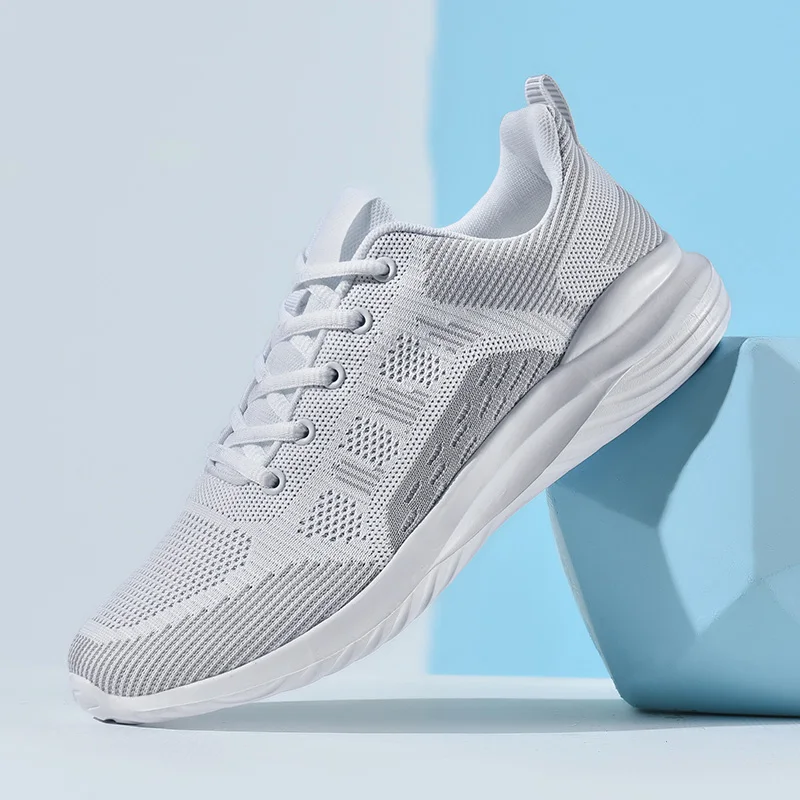 Мужские кроссовки для бега сетчатая дышащая Спортивная обувь улицы легкие