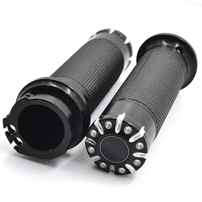 

Хромированная ручка для мотоцикла с ЧПУ, 1 дюйм, 25 мм, ручки для руля для мотоцикла Harley Sportster Touring Dyna