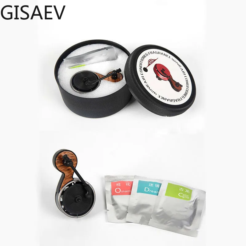 

Car Air Freshener Note Shape Record Player Air Vent Outlet Aromatherapy Clip Vintage Note Phonograph Essential Oil Car Diffuser