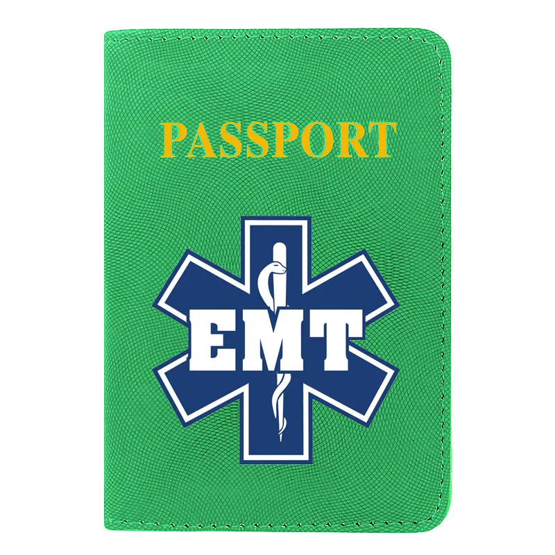 

Classic Unique EMT Emergency Medical Technician Paramedic Badge Passport Cover