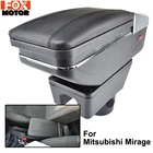 Подлокотник для Mitsubishi Mirage Attrage 2014-2018, поворотный подлокотник для хранения, декоративный автомобильный Стайлинг 2015