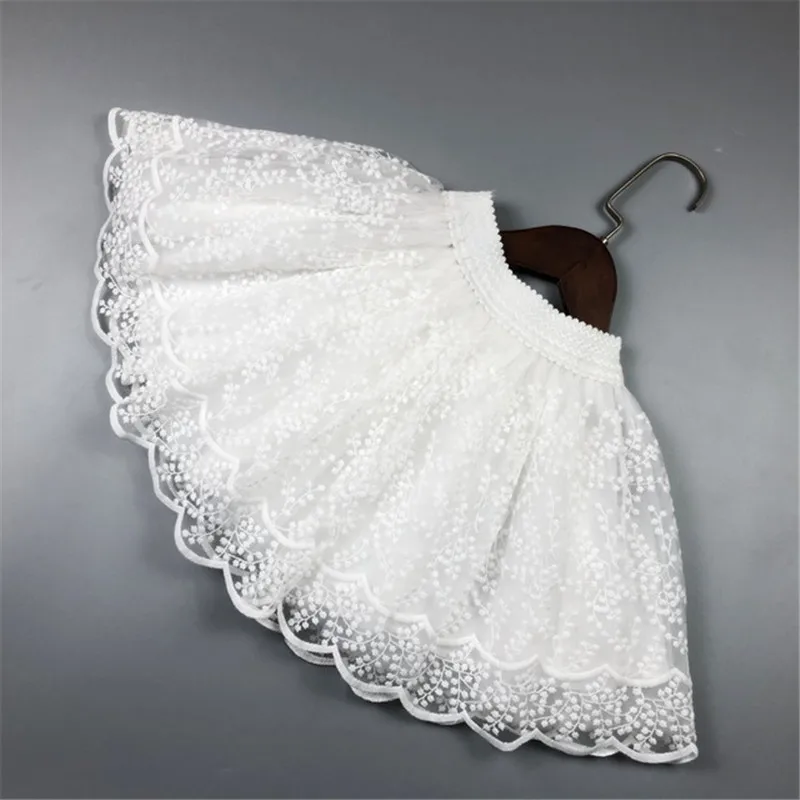 

Юбки с вуалью для девочек, кружевные Пышные юбки с вышивкой, модные Универсальные юбки для девочек, детская одежда