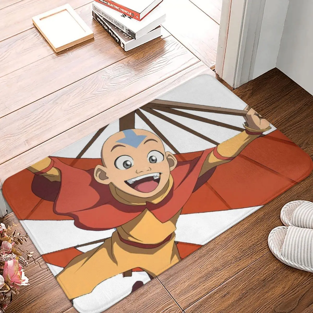 

Soaring Aang Polyester Doormat Rug carpet Mat Footpad Non-slip Water oil proofEntrance Kitchen Bedroom balcony Cartoon