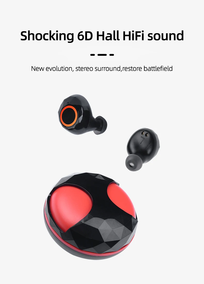 

TWS bluetooth headset sports touch stereo macaron on wireless headset