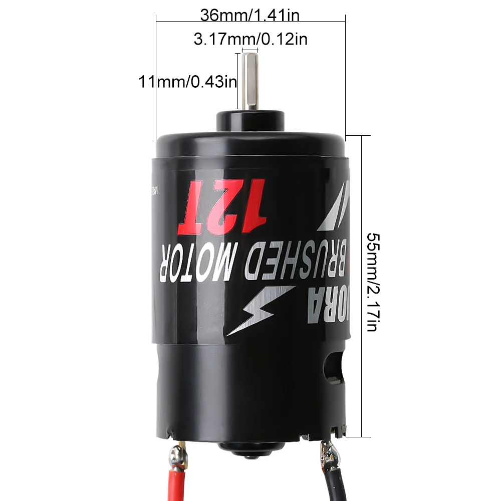 injora 1 шт 12t 21t 29t 35t 550 матовый двигатель д