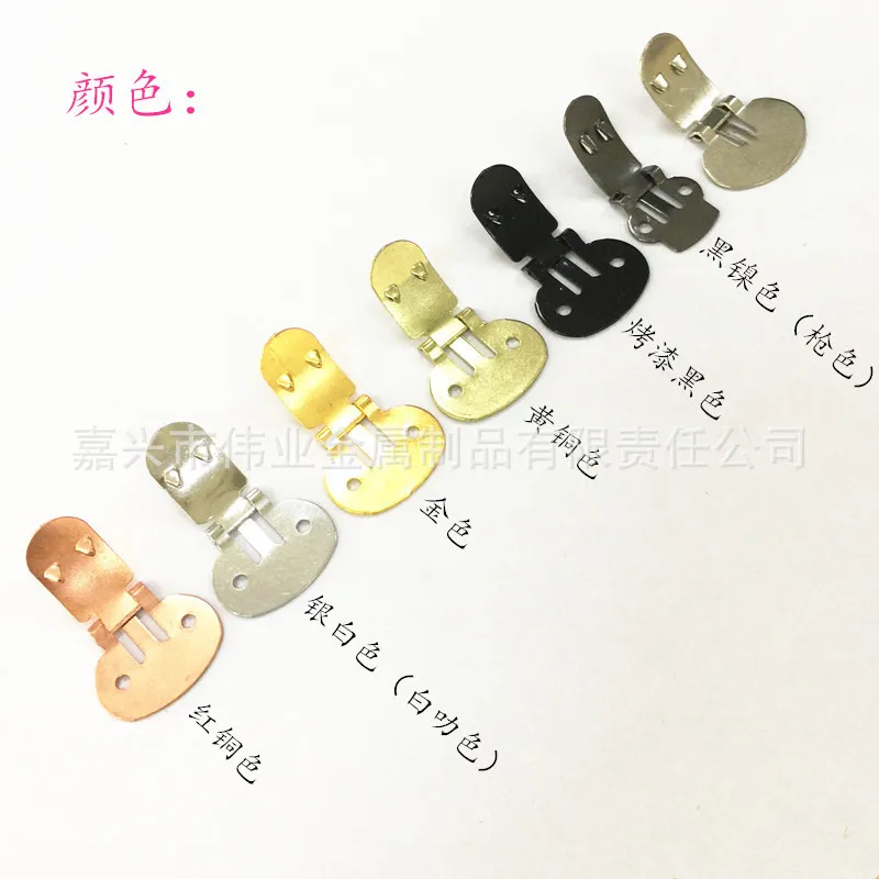 

30pcs/lot Metal Shoe Buckle Clip Elastic Shoe Buckle Hardware Stamping Part