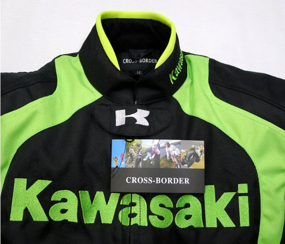 

2021 NEW Comfortable Kawasaki Motorcycles Off-road Motorcycle Rally Riding Coats Jackets Windproof Clothes of The Engine
