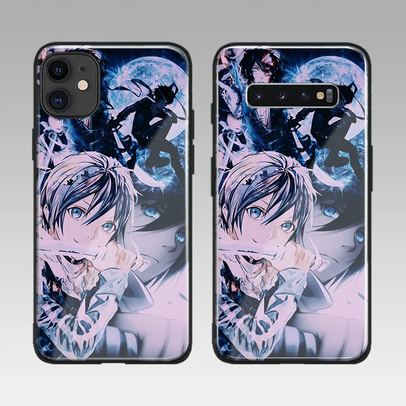 Yato noragami аниме закаленное стекло Мягкий силиконовый чехол для телефона iPhone SE 6s 7 8