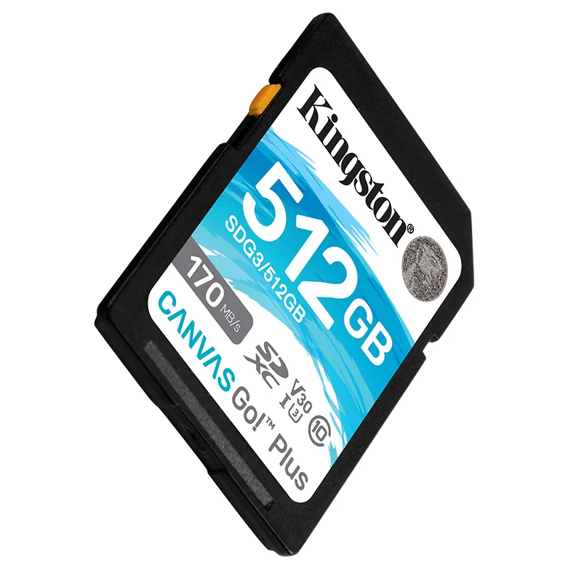 Kingston Canvas Go! Карта памяти SD Plus 256 ГБ 128 Гб 64 класс 10 SDHC SDXC 4K видеокарта sd для камеры |