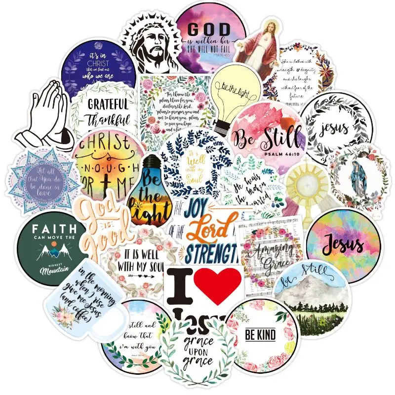 Эстетический Иисус христианский Граффити стикер s для шлем ноутбука мотоцикл