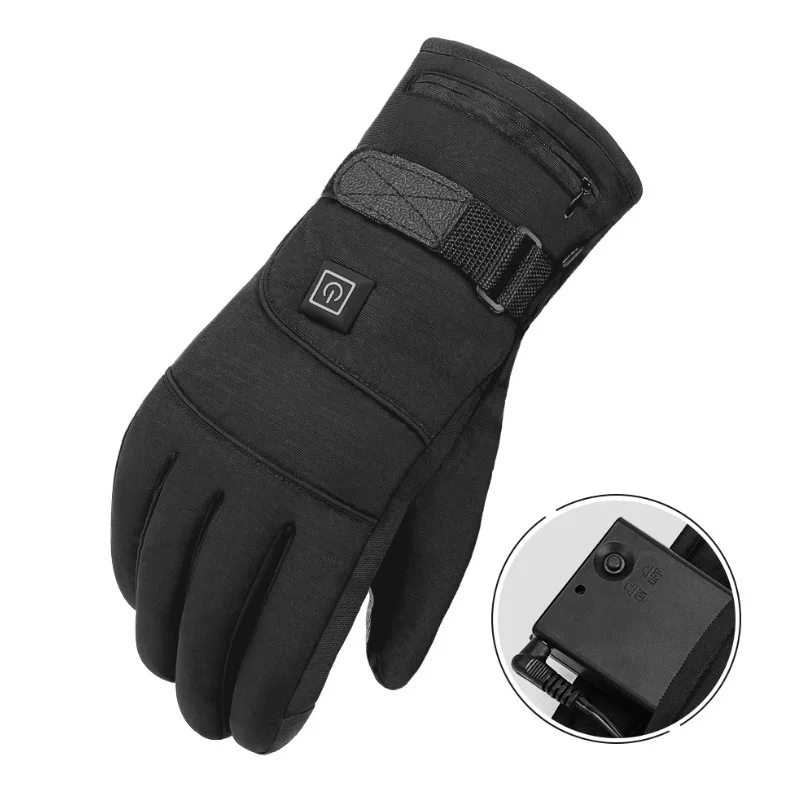 Мотоциклетные Перчатки водонепроницаемые с подогревом Guantes Moto сенсорный экран