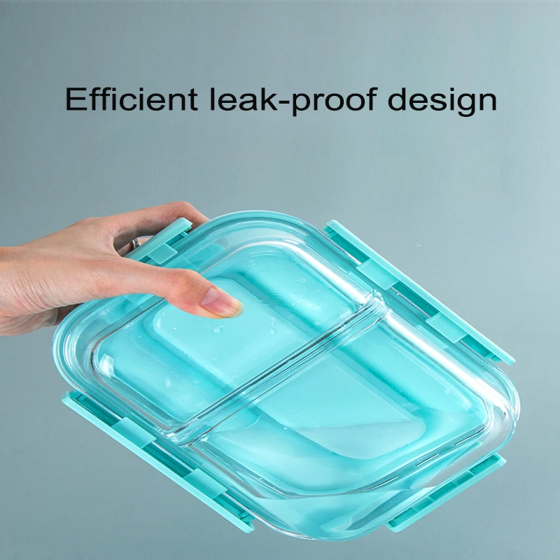 ONEUP Новый многосетчатый высокий боросиликатный стеклянный Ланч бокс портативная