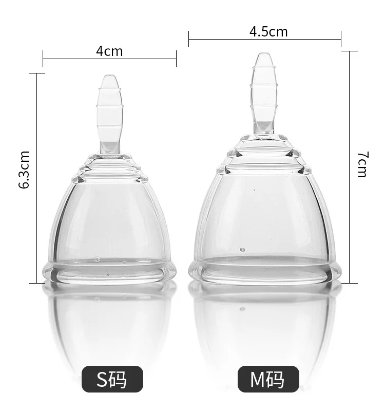 Рождественский подарок Женская менструальная чаша из медицинского силикона для