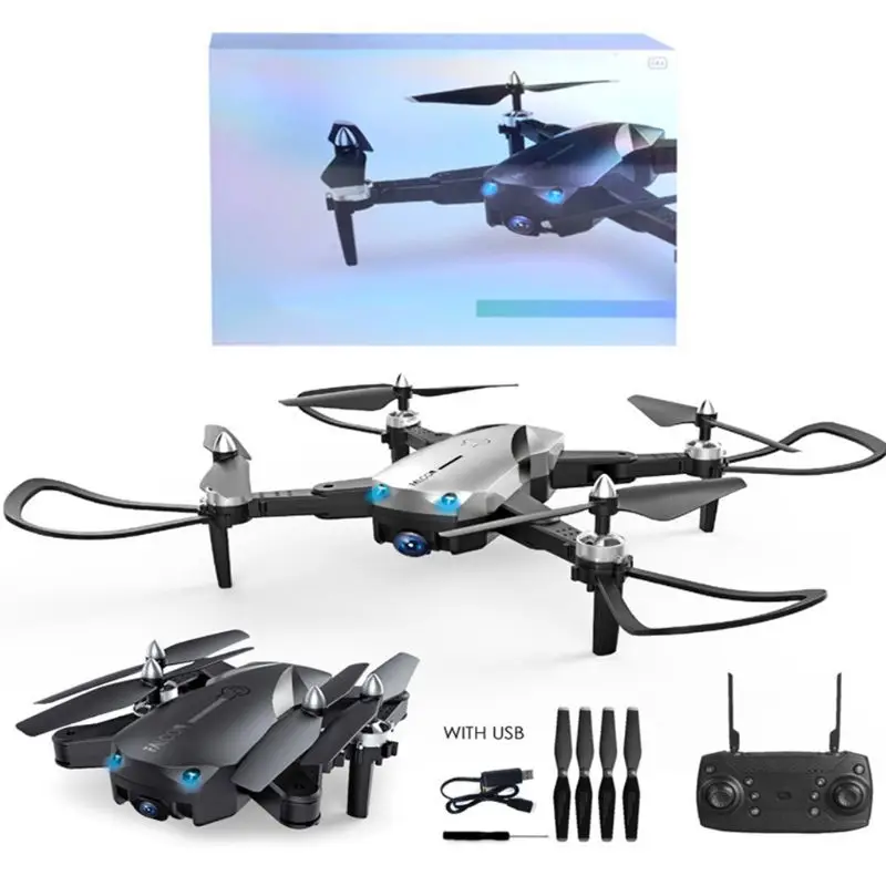 

4K/1080P Double Camera Unmanned Aerial Vehicle Folding Wifi Optical Flow RC Drone Quadcopter Children Outdoor Aircraft Toy