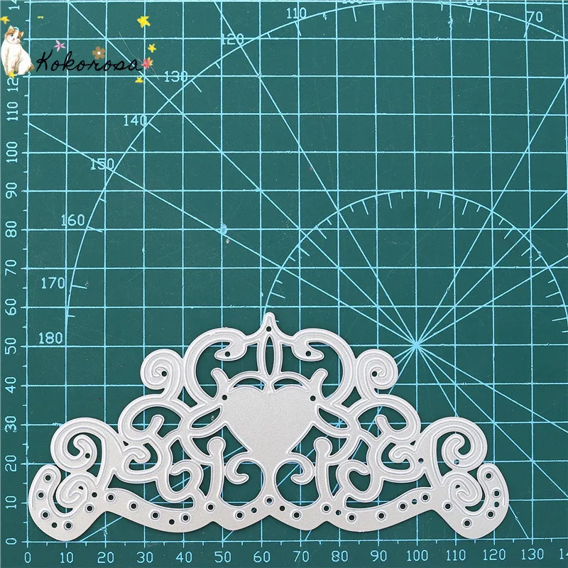 Kokorosa кружевные края рамка металлические режущие штампы трафареты для сделай сам