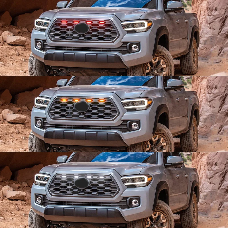 Белый/желтый светодиодная решетка освещения время катания assemblies2020-up для Toyota Tacoma