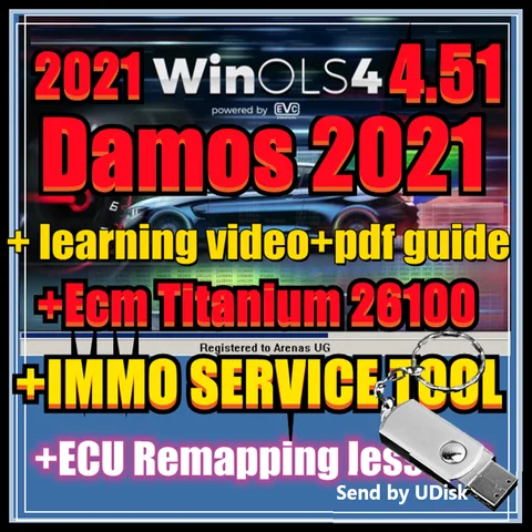 Новейший WinOLS 4,51 с плагинами, программное обеспечение для настройки микросхем автомобильного ЭБУ, VMWARE + ecm TITANIU + immo тоже + уроки переназначения ЭБУ