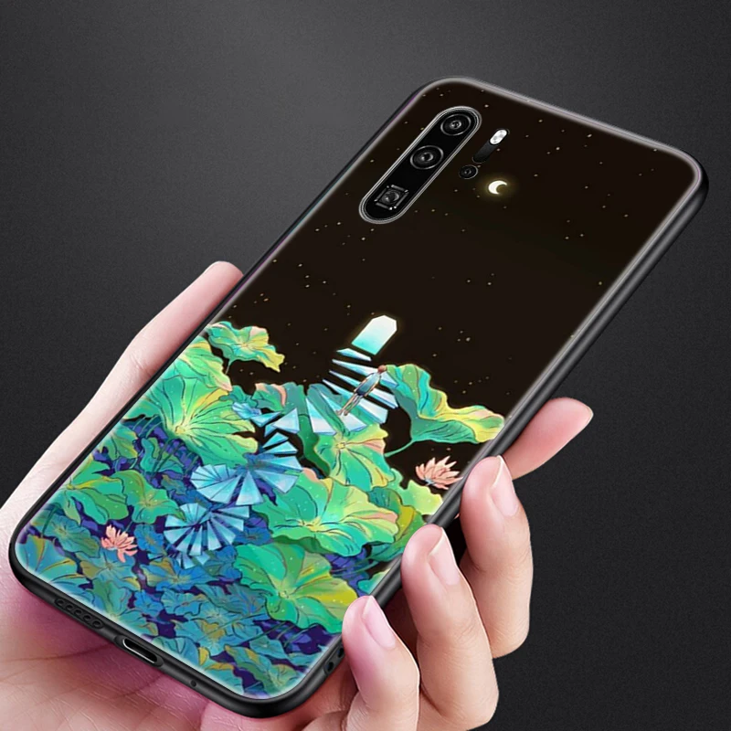 

Technology Fantasy Tree Flow Phone Case For Huawei P30 Pro Lite Cases Carcasa Soft TPU Funda Coque Back Cover