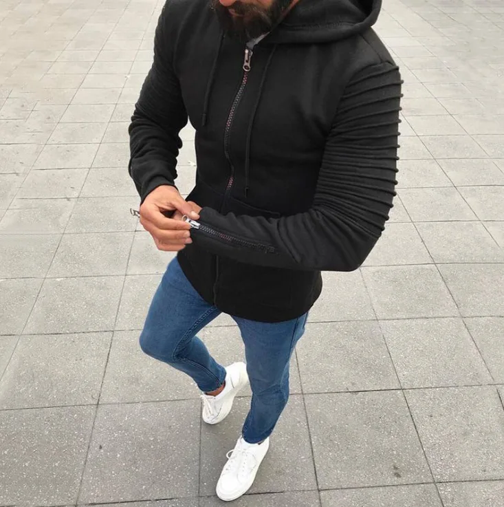 

2021 Spring and Autumn New Solid Color Fashion Casual Hoodies Men's Jackets Hoodies Men's Women's Jackets