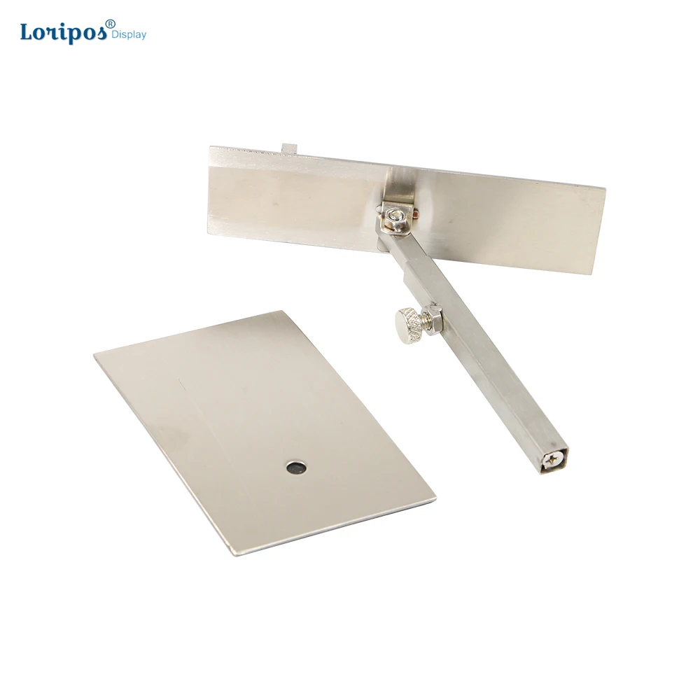 Матовая серебристая металлическая стойка обуви из нержавеющей стали Подставка