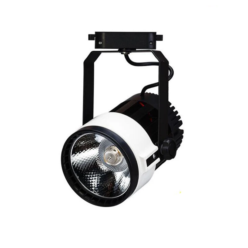 

Fanlive 10 шт. COB Трековый светильник 15 Вт 20 Вт 30 Вт Светодиодный точечный светильник Трековый светильник для магазина одежды художественная гал...