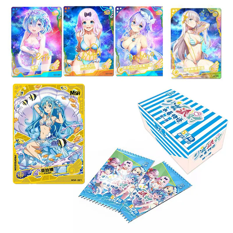 

New Goddess Story Collection Cards Child Kids Birthday Gift Game ZR SSR PR Rem Cards Table Toys For Family Christmas