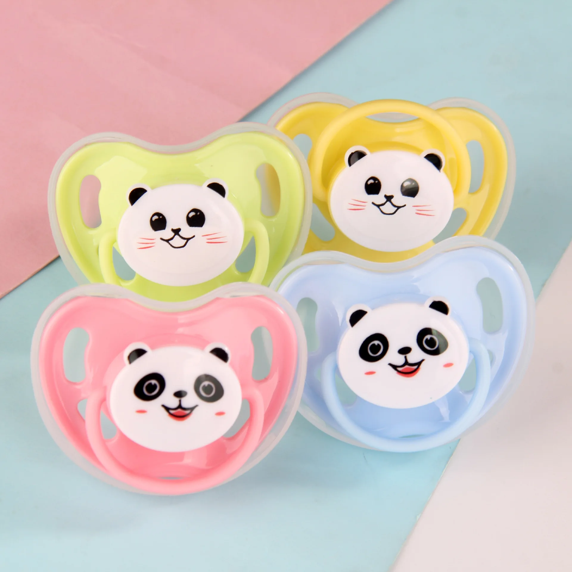 Детская мультяшная соска силиконовая для грудного молока круглая головка соски