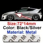 1 шт. новый автомобильный серебристый черный металлический S-образный Sline S line Sline для Audi A3 A4 A6 A7 RS1 RS2 RS3 RS4 RS4 эмблема 