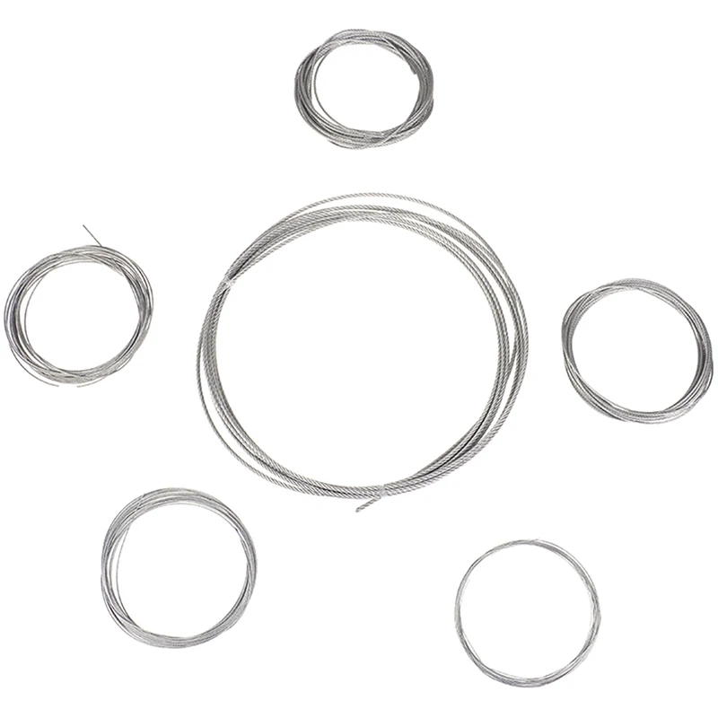 5 м 304 мягкая проволочная веревка из нержавеющей стали мягкий рыболовный