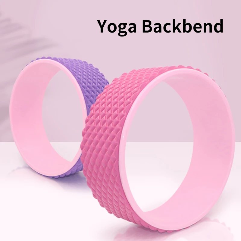 Йога Пилатес кольцо ролик для фитнеса колеса назад тренировочный инструмент