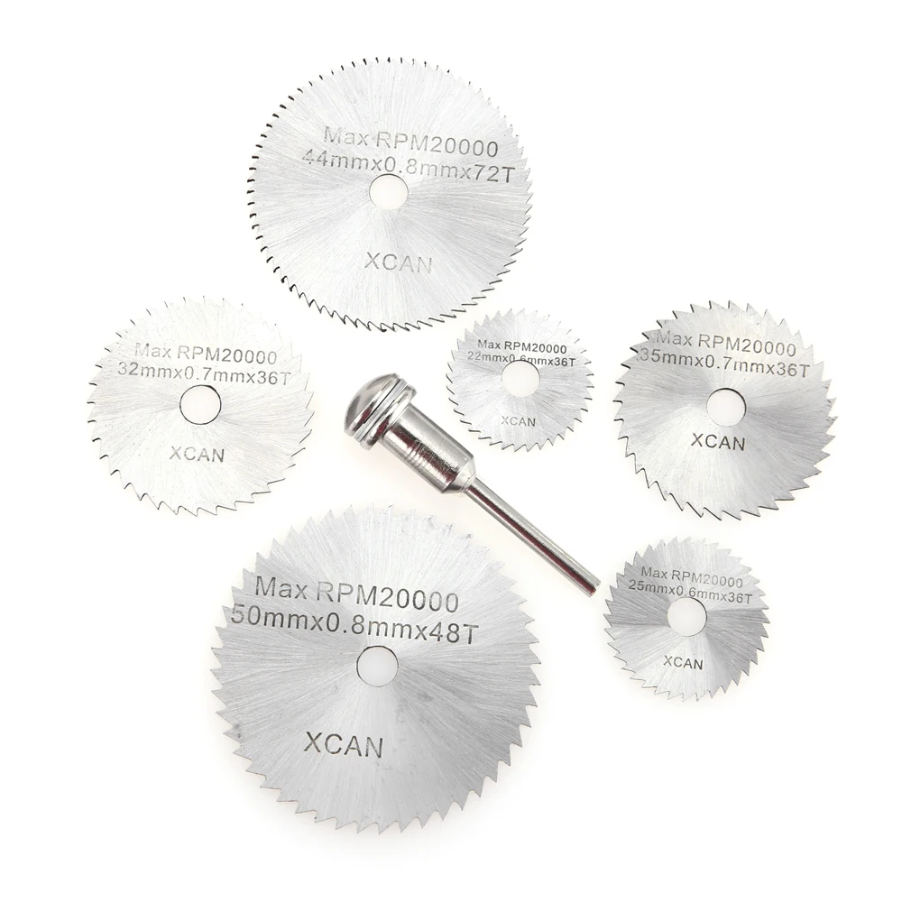 Новые 7 шт. HSS мини дисковые пилы роторные режущие инструменты набор мульти