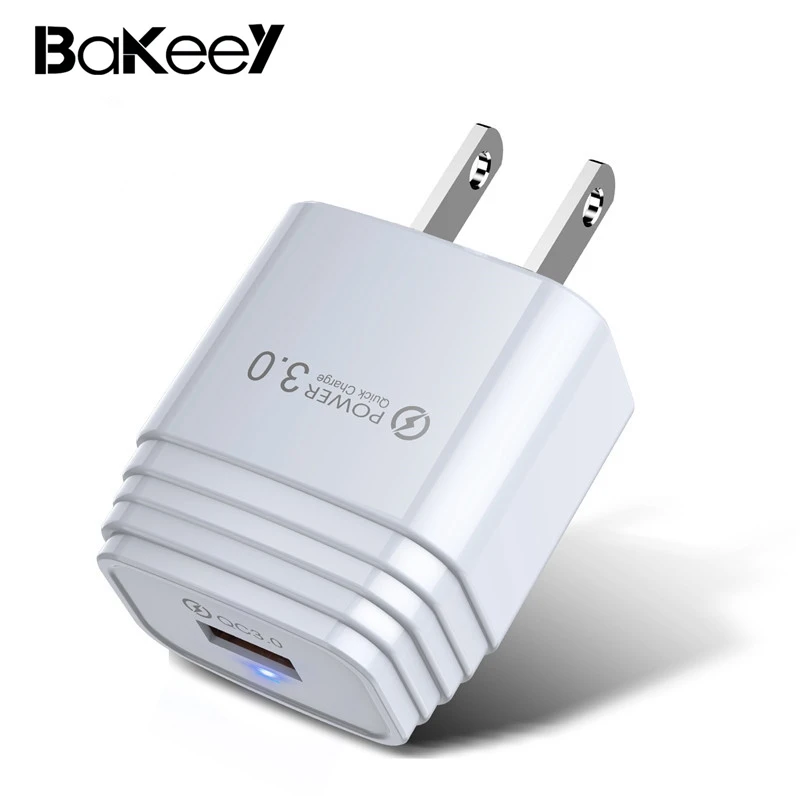 Bakeey Quick Charge QC3.0 универсальное портативное зарядное устройство USB для быстрой зарядки для путешествий штепсельная вилка EU US UK для samsung Xiaomi 9T Redmi