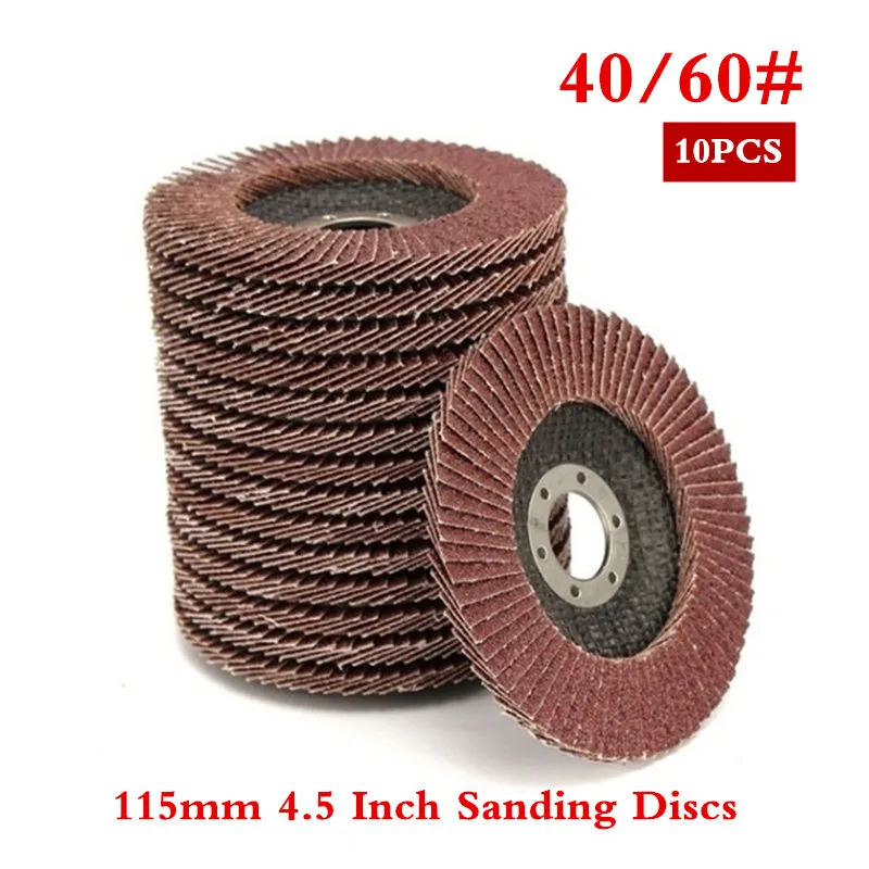 

Grit 60 Grinding Sanding Disc Polishing Wheel Flap Disc Professional Flap Discs 115mm 4.5 Inch Sanding Discs For Angle Grinder