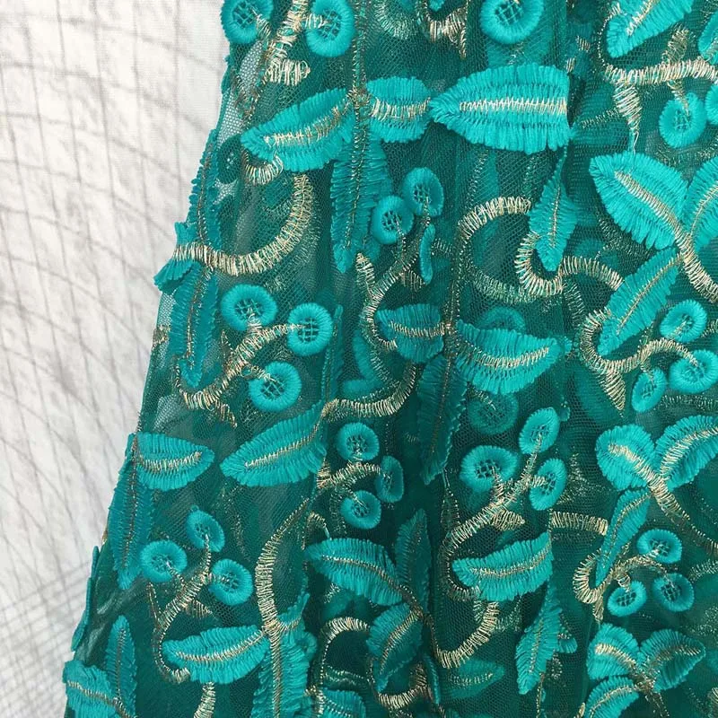 Африканская одежда свободное кружевное платье с вышивкой женское