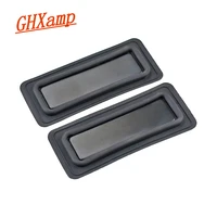 ghxamp 10045mm bass vibration membrane diaphragm bass radiator intensifier metal rubber edge speaker accessories 2pcs