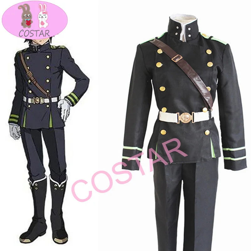 

COSTAR Anime Seraph Of The End Owari no Seraph Yuichiro Hyakuya Cosplay Costume Men Boys HalloweenParty Full Set Uniform
