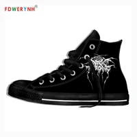 immolation music fans heavy metal band logo personalized shoes light breathable lace upcanvas casual shoes