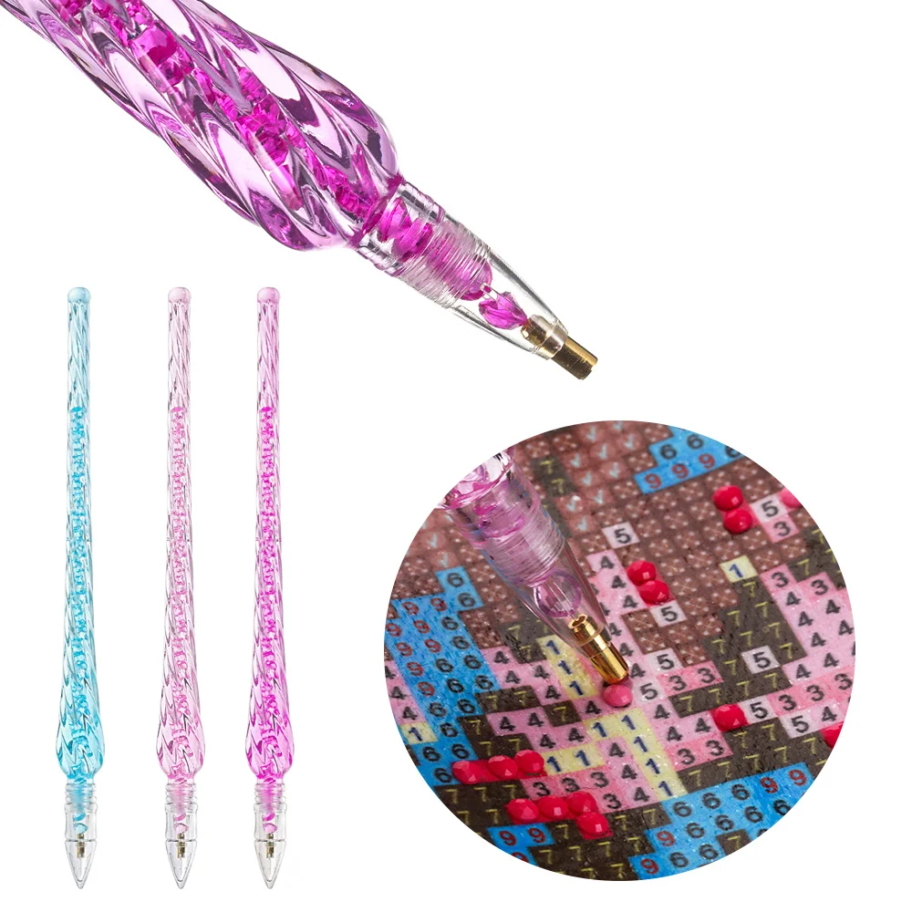 

1 Pcs Point Drill Pen Lighting Diamond Pens 5D Painting With Diamonds Accessories Professional 5D Diamond Cross Stitch Tool