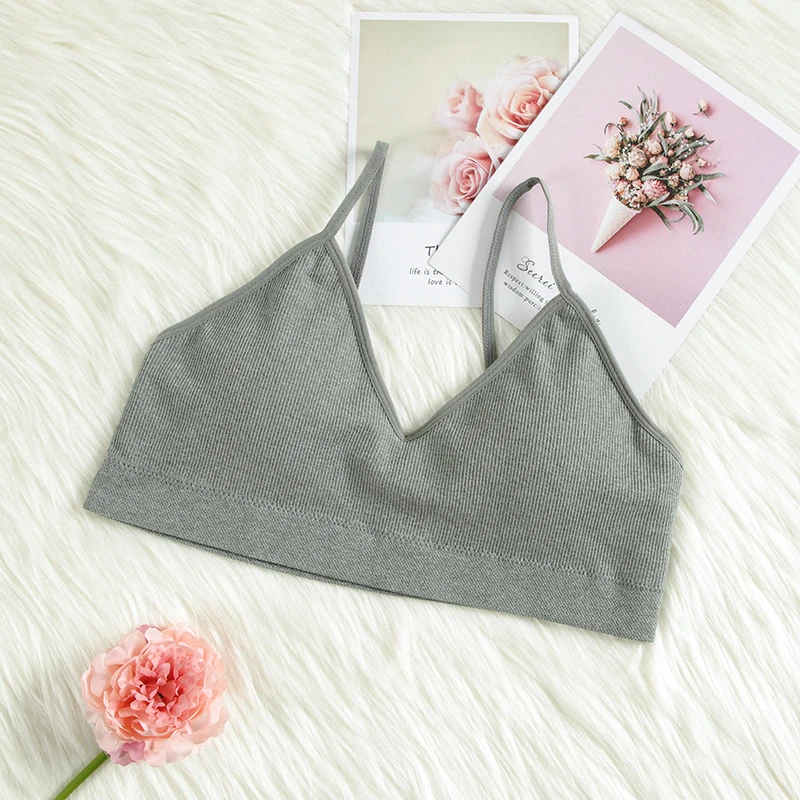 Бюстгальтер CHRLEISURE без косточек эластичный с чашками пуш-ап 2021 | Женская одежда