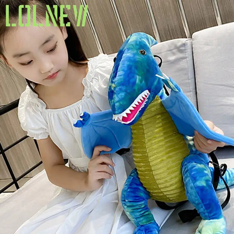 Children Dianosaur Backpacks 3D Dinosaur Baby Backpack For Boys Girls Cute Kids Doll Plush Bag Animal Dinosaur Bags Toys Gifts