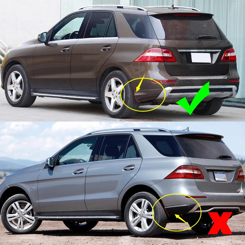 Брызговики для Benz M Class ML W166 2012 2017 2014 2015 ML300 ML350 ML500 W/брызговики|Грязезащита| |