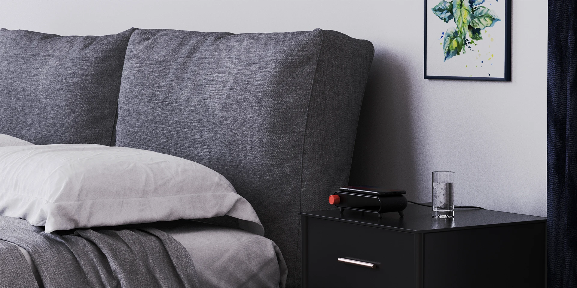 

Alarm Clock Date Screen Display Wireless Charger multifunctional bedside alarm clock new 2021 gift