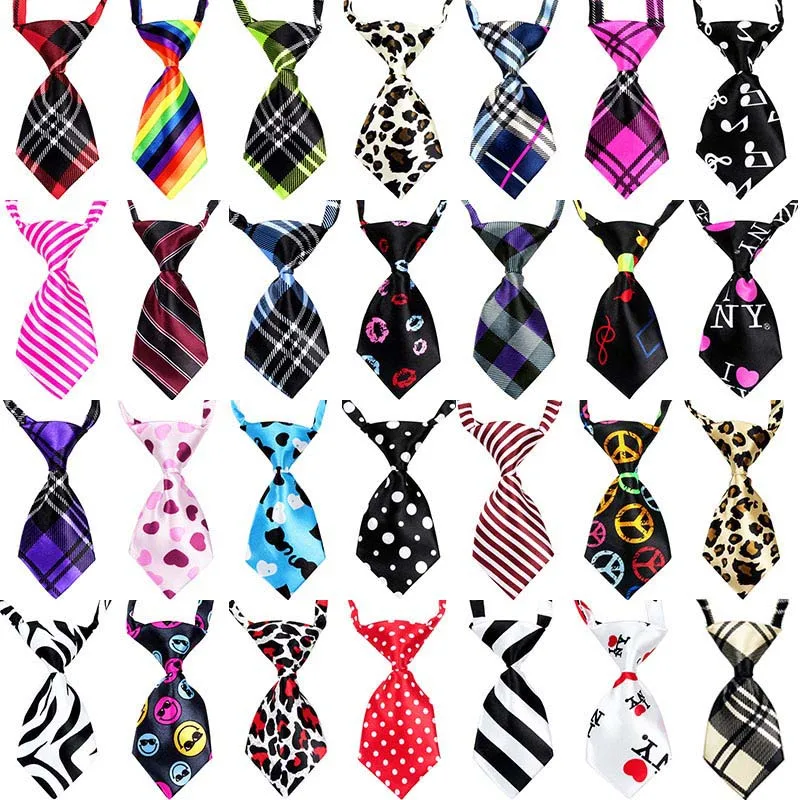 25/50/100pcs/lot Pet Cat Dog Bow Tie Lots Mix Colors Grooming Accessories Adjustable Puppy Bow Tie Products Pet Bowtie Supplies