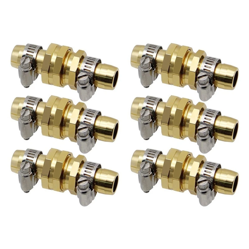 6 штук в упаковке Ночное белье для садового шланга ремонт разъем с фиксаторами