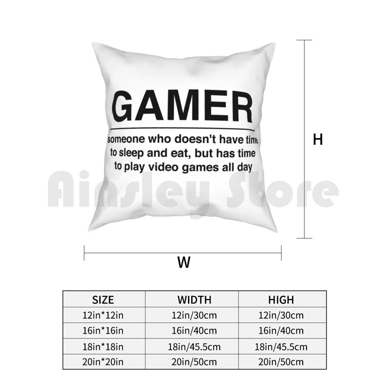 Чехол-Подушка для геймеров с принтом мягкий чехол дома профессиональных | Дом и