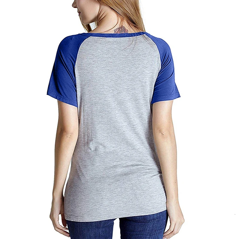 Лоскутная рубашка для беременных одежда грудного вскармливания Повседневная