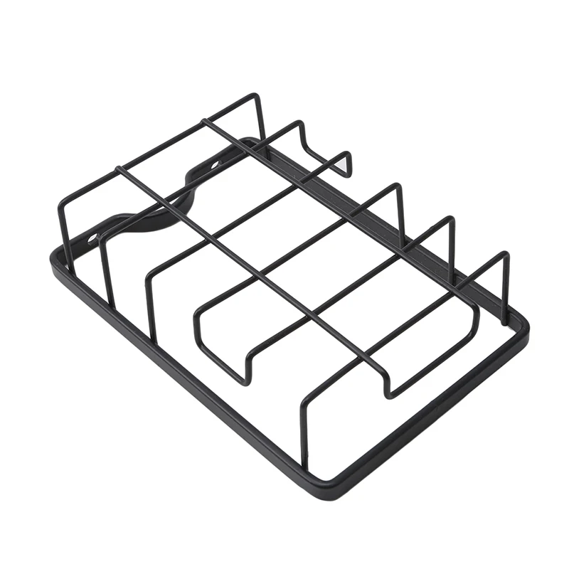 Черный железный художественный смеситель стеллаж для хранения кухонная