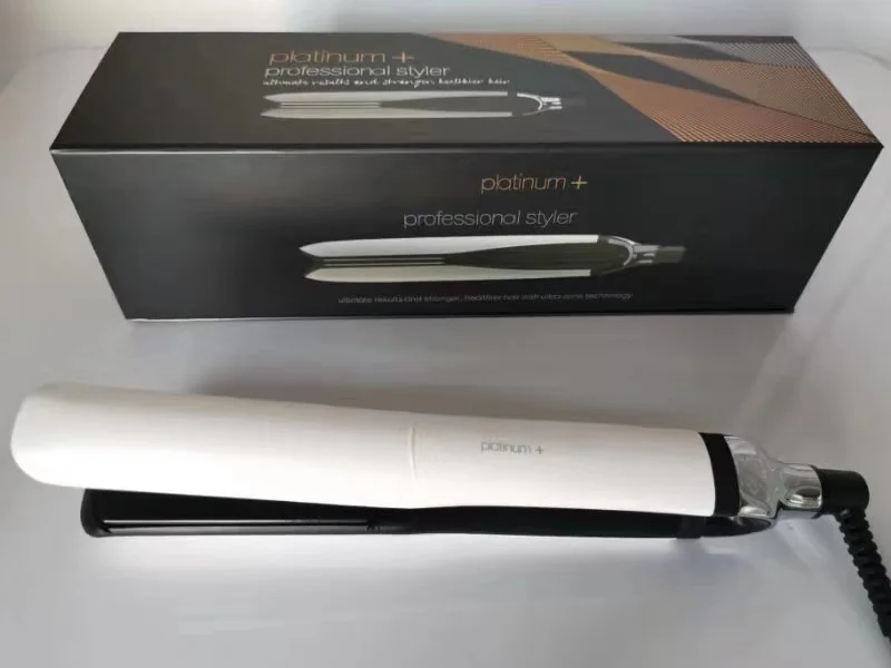 

Platinum+ Hair Straightener Ceramic Flat Iron Professional Hair Styler Hair Curler Straightener Plate Tools