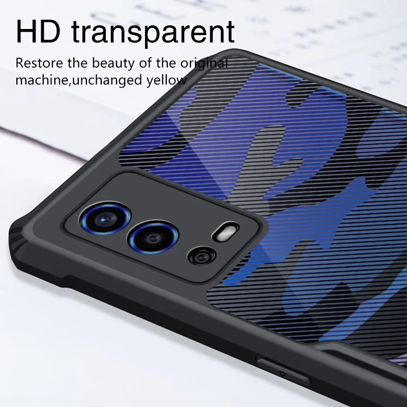 Rzants For OPPO A55 4G Case Camouflage Military Design Shockproof Slim Crystal Clear Cover Casing